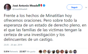 José Antonio Meade culpa a AMLO de tragedia en Minatitlán 