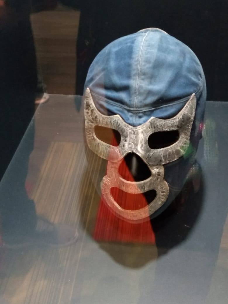 blue demon lucha libre máscara
