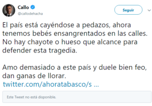 Callo de Hacha culpa a AMLO de tragedia de Minatitlán