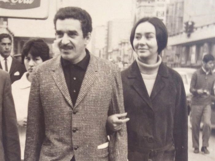 Gabriel García Márquez y Mercedes Barcha, su esposa.