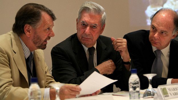 Mario Vargas Llosa, Jorge Castañeda, Enrique Krauze