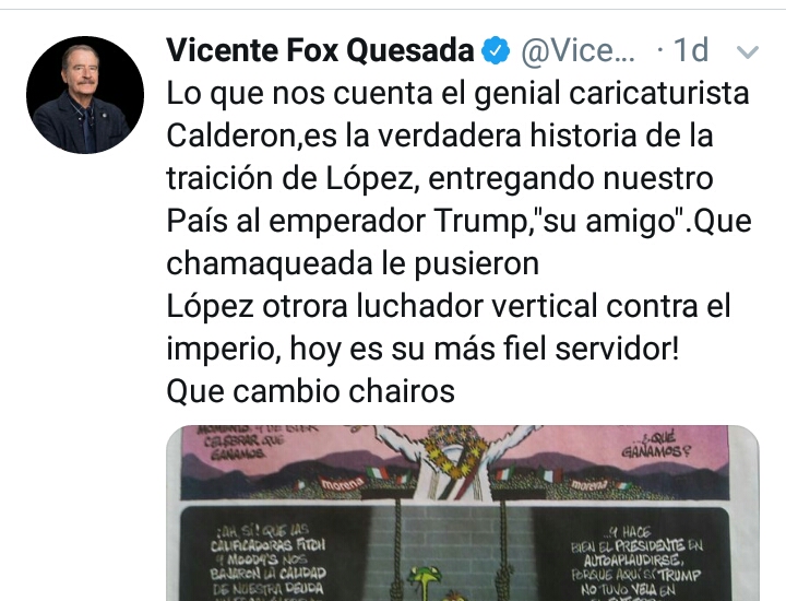 Vicente Fox contra Andrés Manuel López Obrador