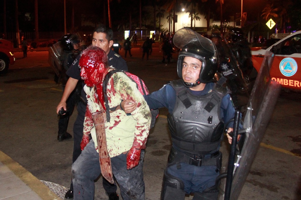 Policía Federal represión de maestros, Guerrero