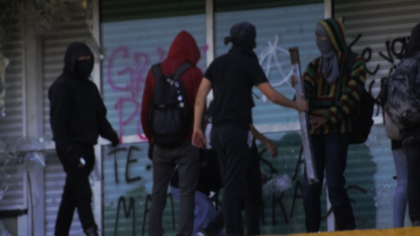 brigada negra bloque negro unam anarquistas 