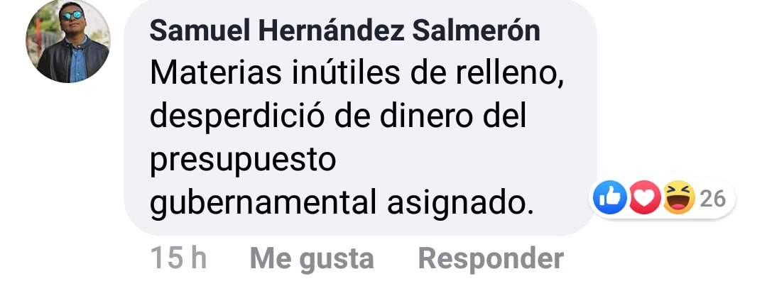 materia género facultad química comentarios misóginos