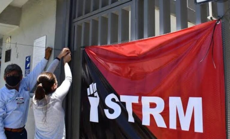 Huelga en Telmex STRM